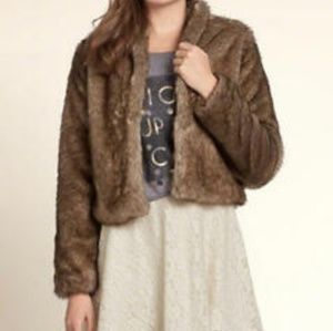 Hollister faux fur coat Clearance